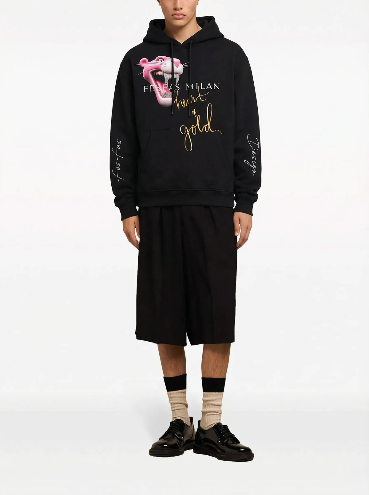 Áo hoodie FesFas in hình báo hồng
