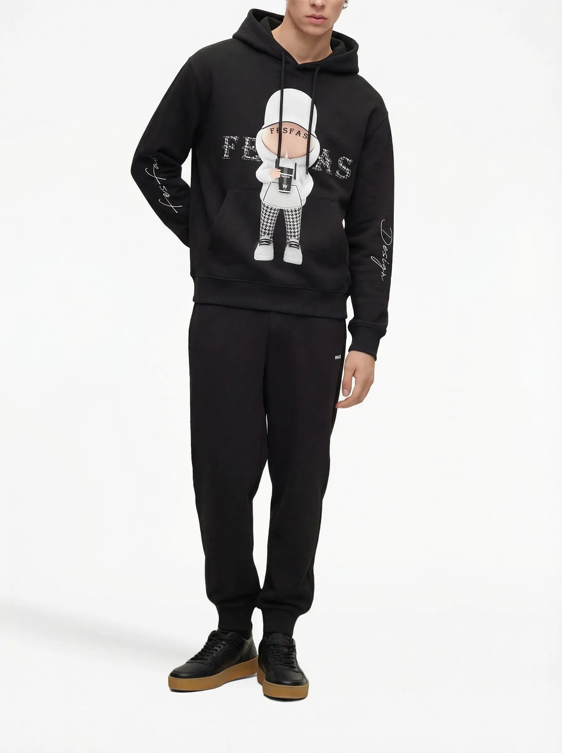 Áo hoodie FesFas in hình chàng trai cá tính
