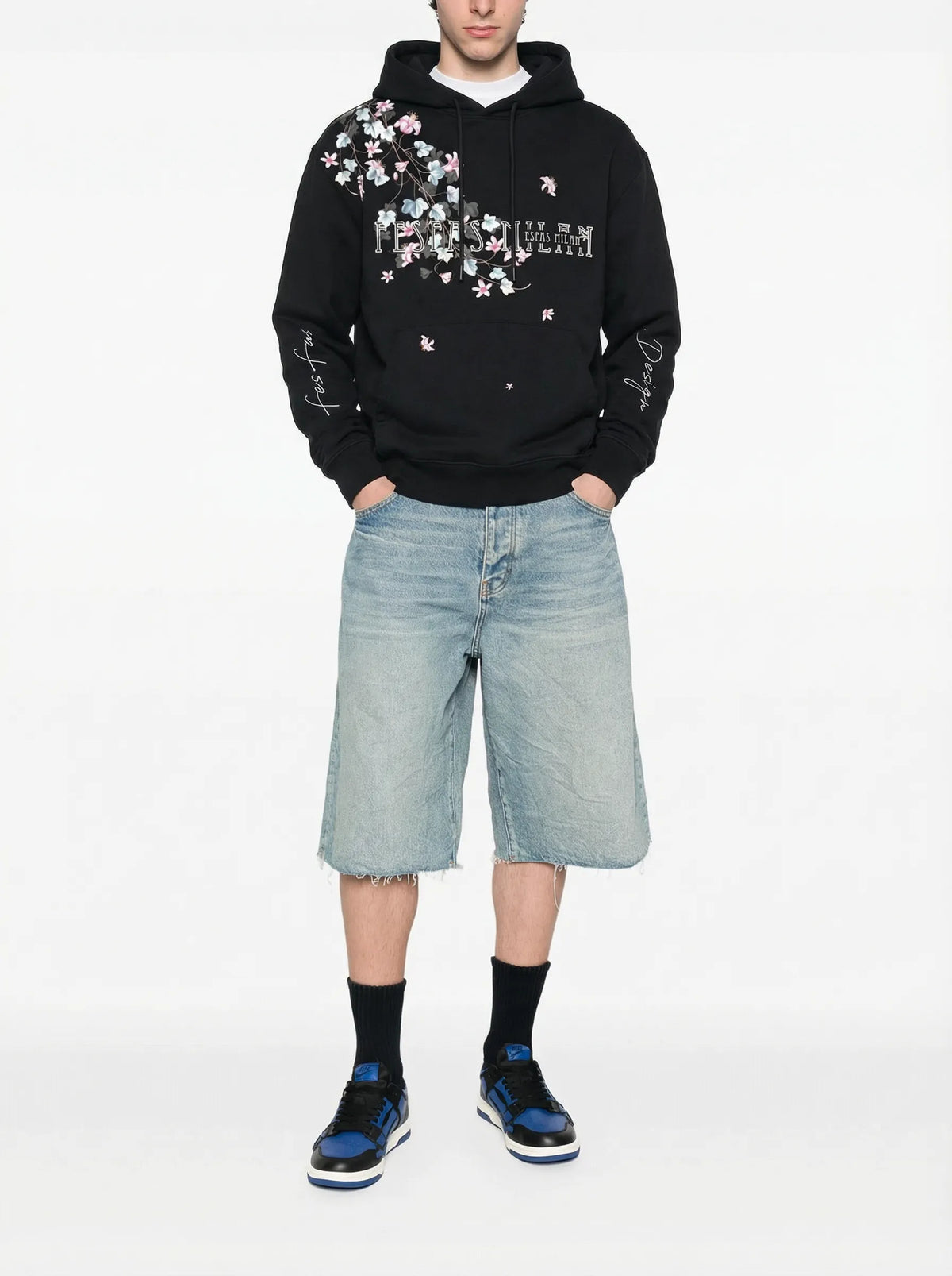 Áo hoodie FesFas in hình hoa