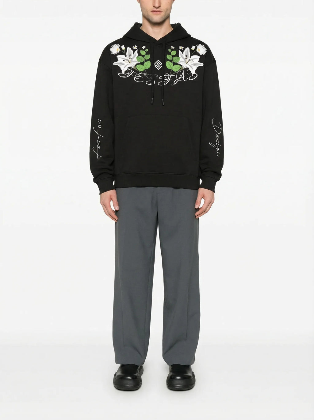 Áo hoodie FesFas in hình hoa