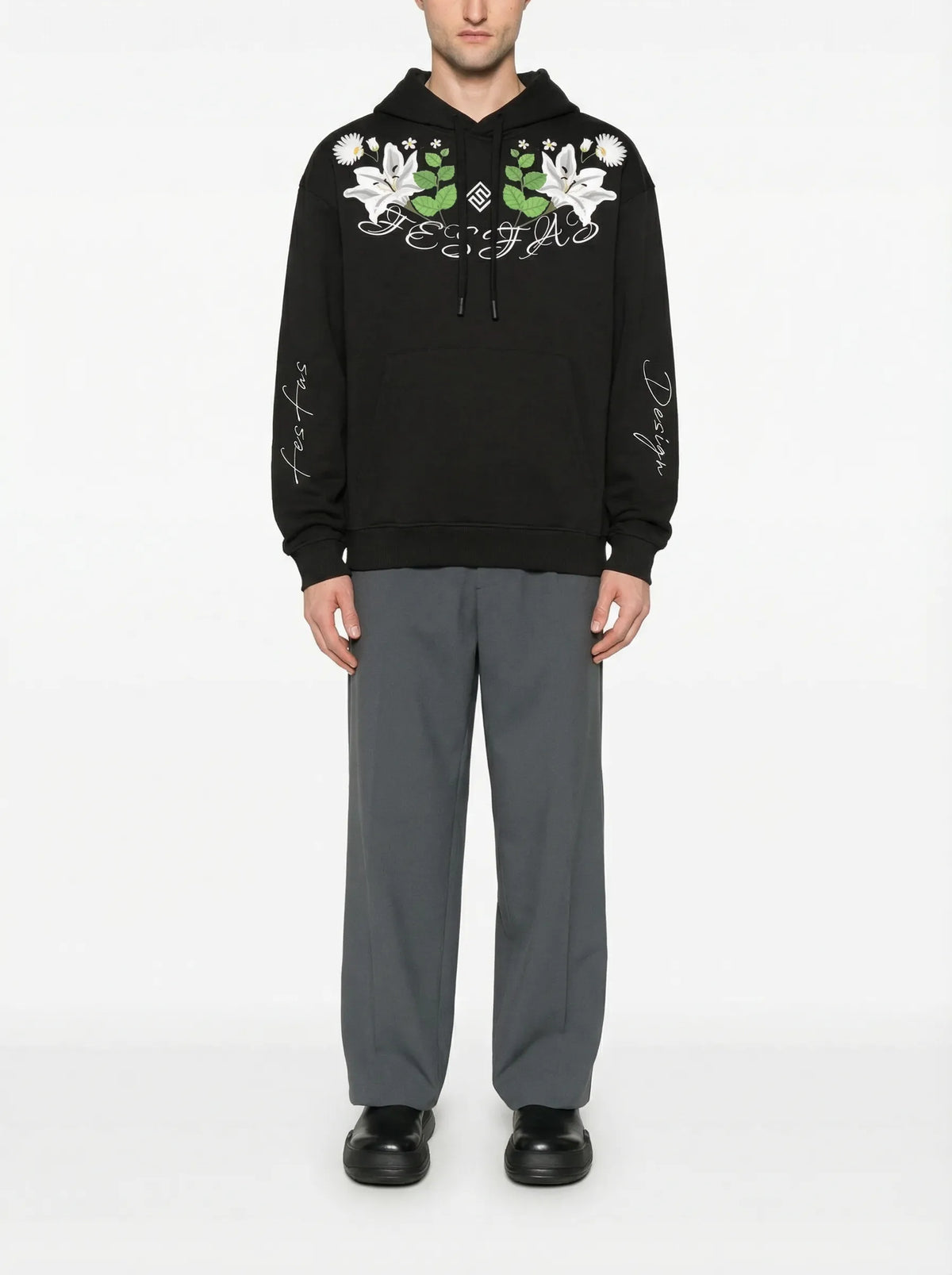 Áo hoodie FesFas in hình hoa