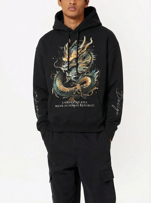Áo hoodie FesFas in hình asian rồng