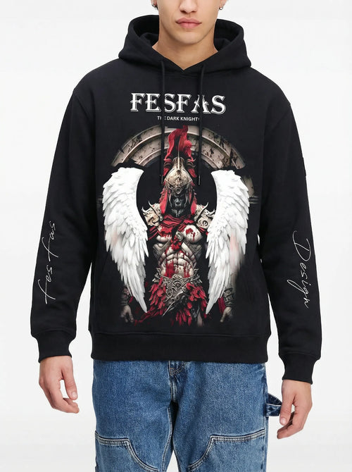 Áo hoodie FesFas in hình chiến binh