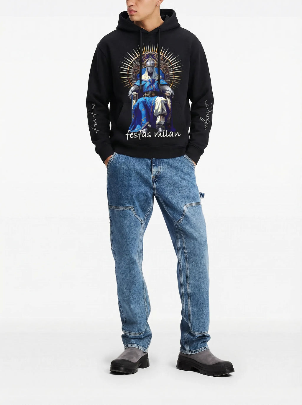 Áo hoodie FesFas in hình nhà vua