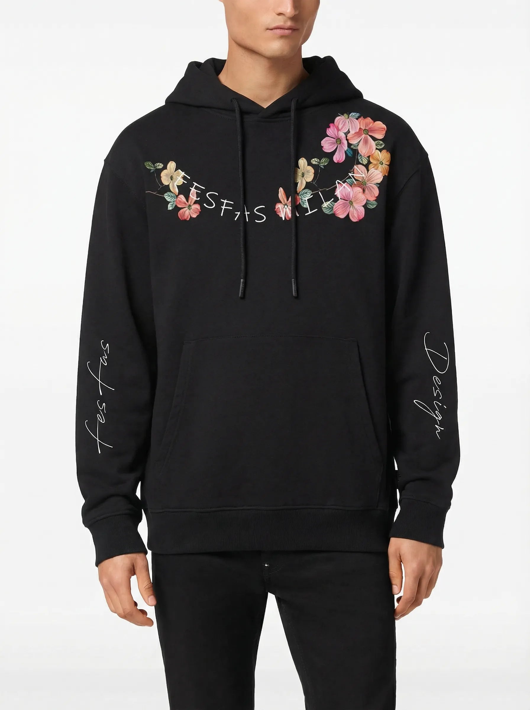 Áo hoodie FesFas in hình hoa
