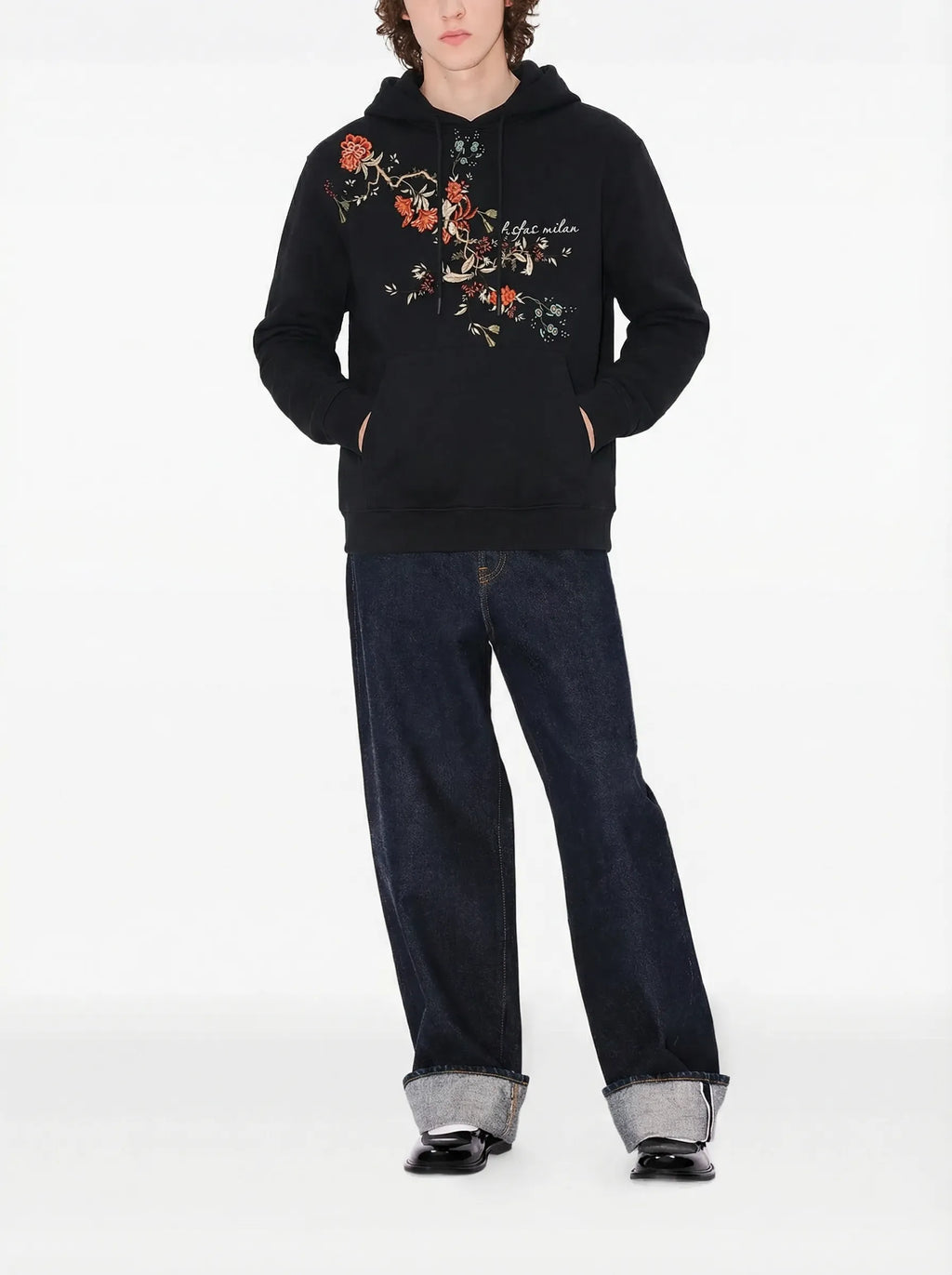 Áo hoodie FesFas in hình hoa
