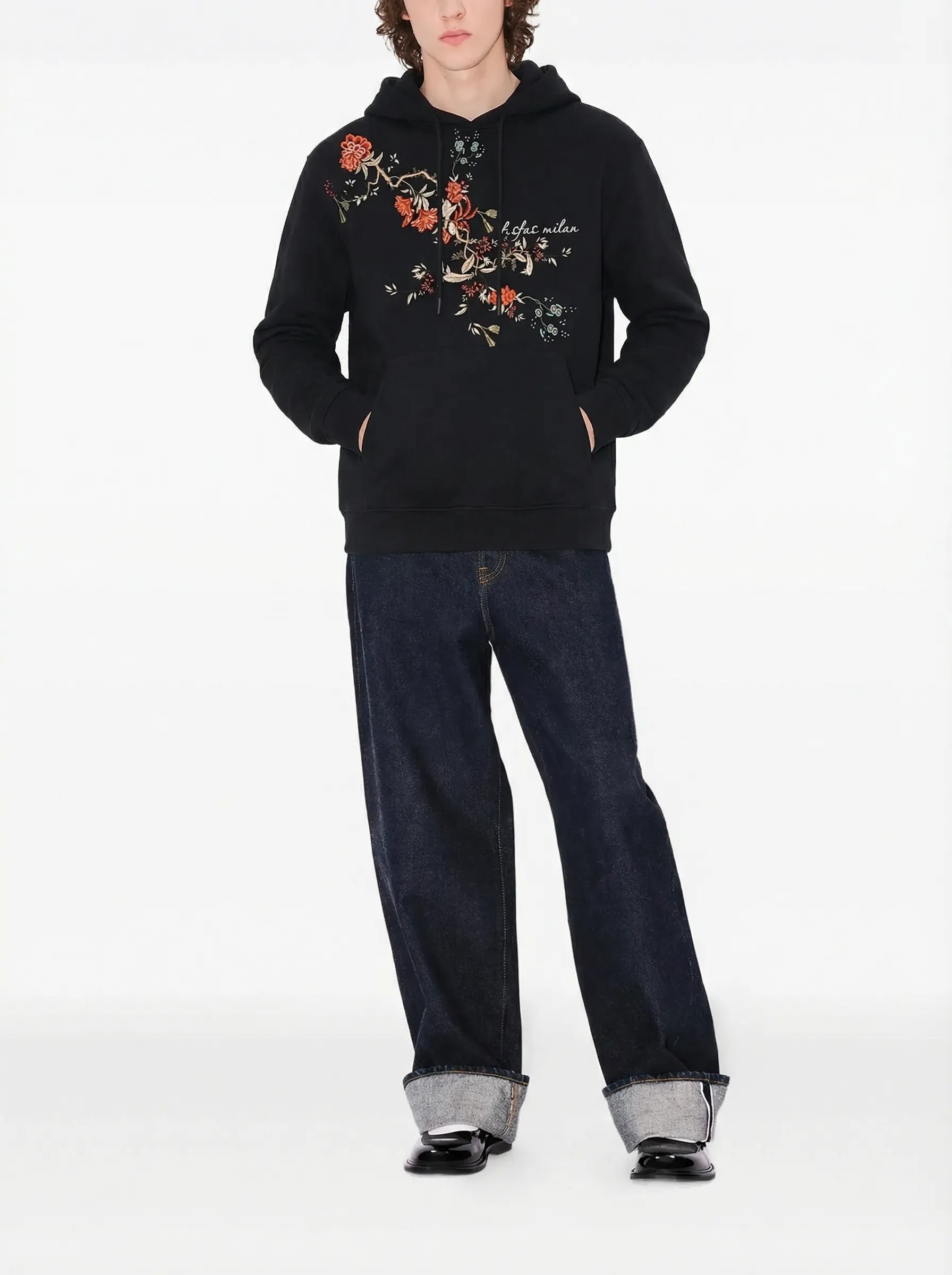 Áo hoodie FesFas in hình hoa