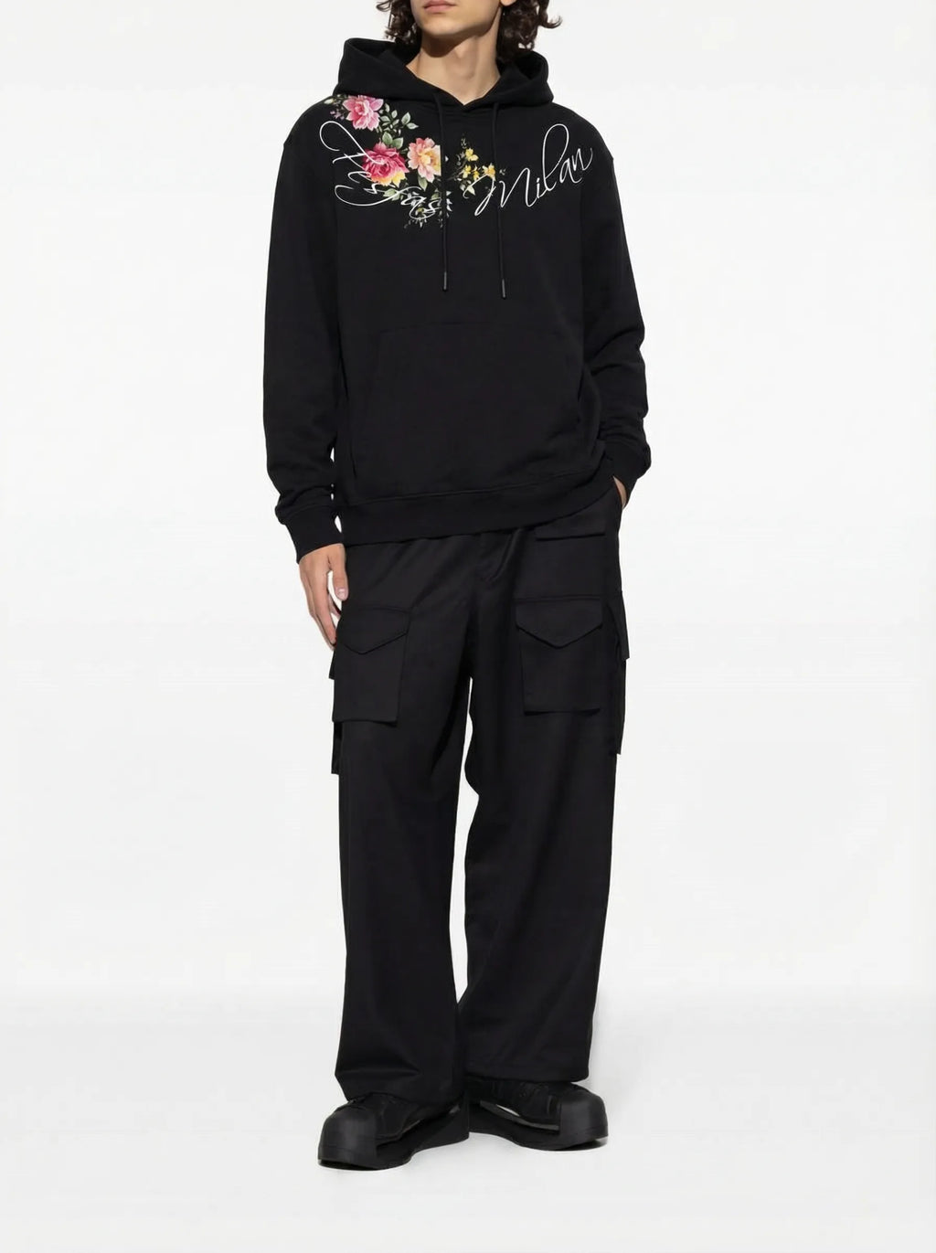 Áo hoodie FesFas in hình hoa