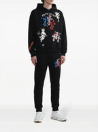 FesFas graphic-print Hoodie Set | Black | Men