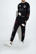 FesFas graphic-print Sweatshirt Set | Black | Men