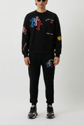 FesFas graphic-print Sweatshirt Set | Black | Men