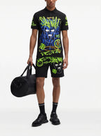 FesFas Hologram-print | Bộ Polo | Nam | Màu Đen