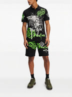 FesFas Hologram-print | Bộ Polo | Nam | Màu Đen