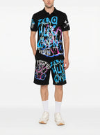 FesFas Hologram-print | Bộ Polo | Nam | Màu Đen
