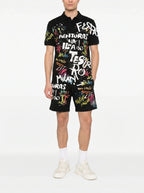 FesFas Hologram-print | Bộ Polo | Nam | Màu Đen