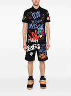 FesFas Hologram-print | Bộ Polo | Nam | Màu Đen