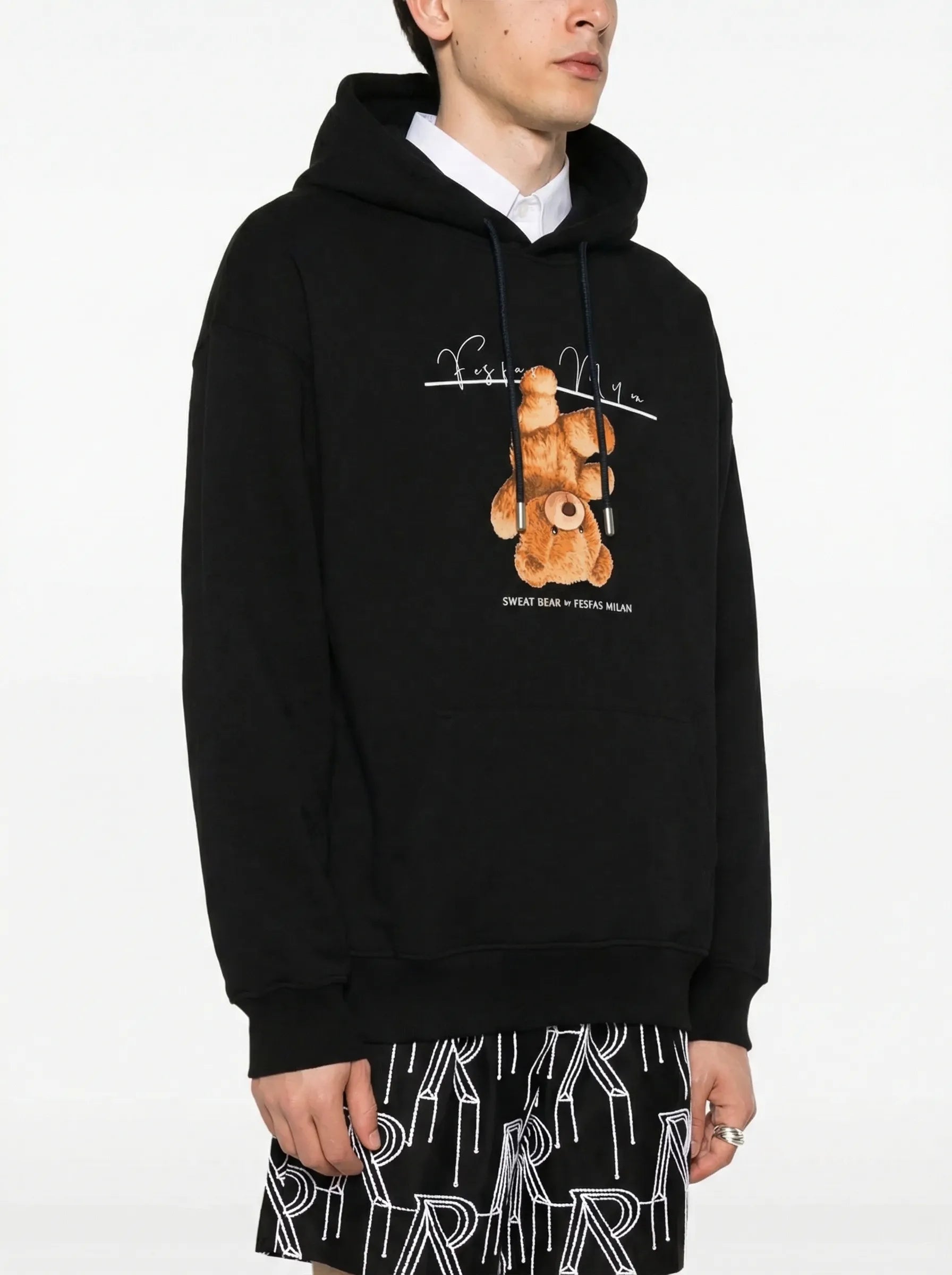 Áo hoodie FesFas in hình teddy gấu