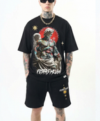Bộ áo thun và quần short FesFas in hình thiên thần
