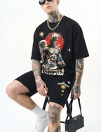 Bộ áo thun và quần short FesFas in hình thiên thần