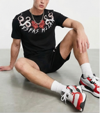 Bộ áo thun và quần short FesFas in hình rắn