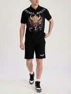 Bộ áo polo và quần short FesFas in hình rồng