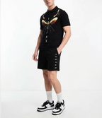 Bộ áo polo và quần short FesFas in hình chuồn chuồn