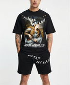 FesFas woman assassin-print | Bộ T-Shirt | Nam | Màu Đen