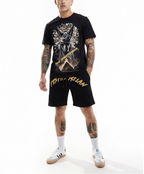 Bộ áo thun và quần short FesFas in hình anubis