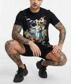 FesFas Norse goddess-print | Bộ T-Shirt | Nam | Màu Đen