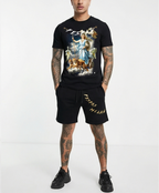 FesFas Norse goddess-print | Bộ T-Shirt | Nam | Màu Đen