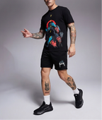 Bộ áo thun và quần short FesFas in hình đôi tay ma thuật