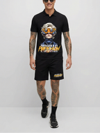 FesFas tiger eyes-print | Bộ Polo | Nam | Màu Đen
