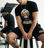 FesFas tiger eyes-print | Bộ T-Shirt | Nam | Màu Đen