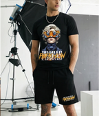 FesFas tiger eyes-print | Bộ T-Shirt | Nam | Màu Đen