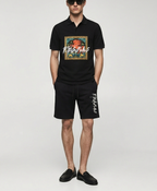 FesFas horse-print | Bộ Polo | Nam | Màu Đen