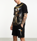 Bộ áo thun và quần short FesFas in hình genie