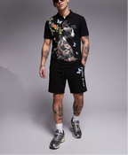Bộ áo polo và quần short FesFas in hình sphynx