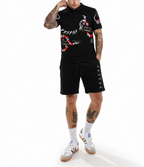 Bộ áo polo và quần short FesFas in hình rắn
