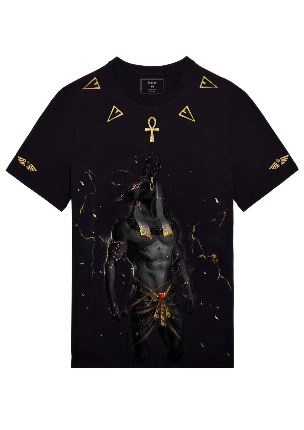 Áo thun FesFas in hình anubis