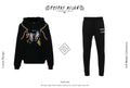 Bộ Đồ Hoodie FesFas Họa Tiết Bướm