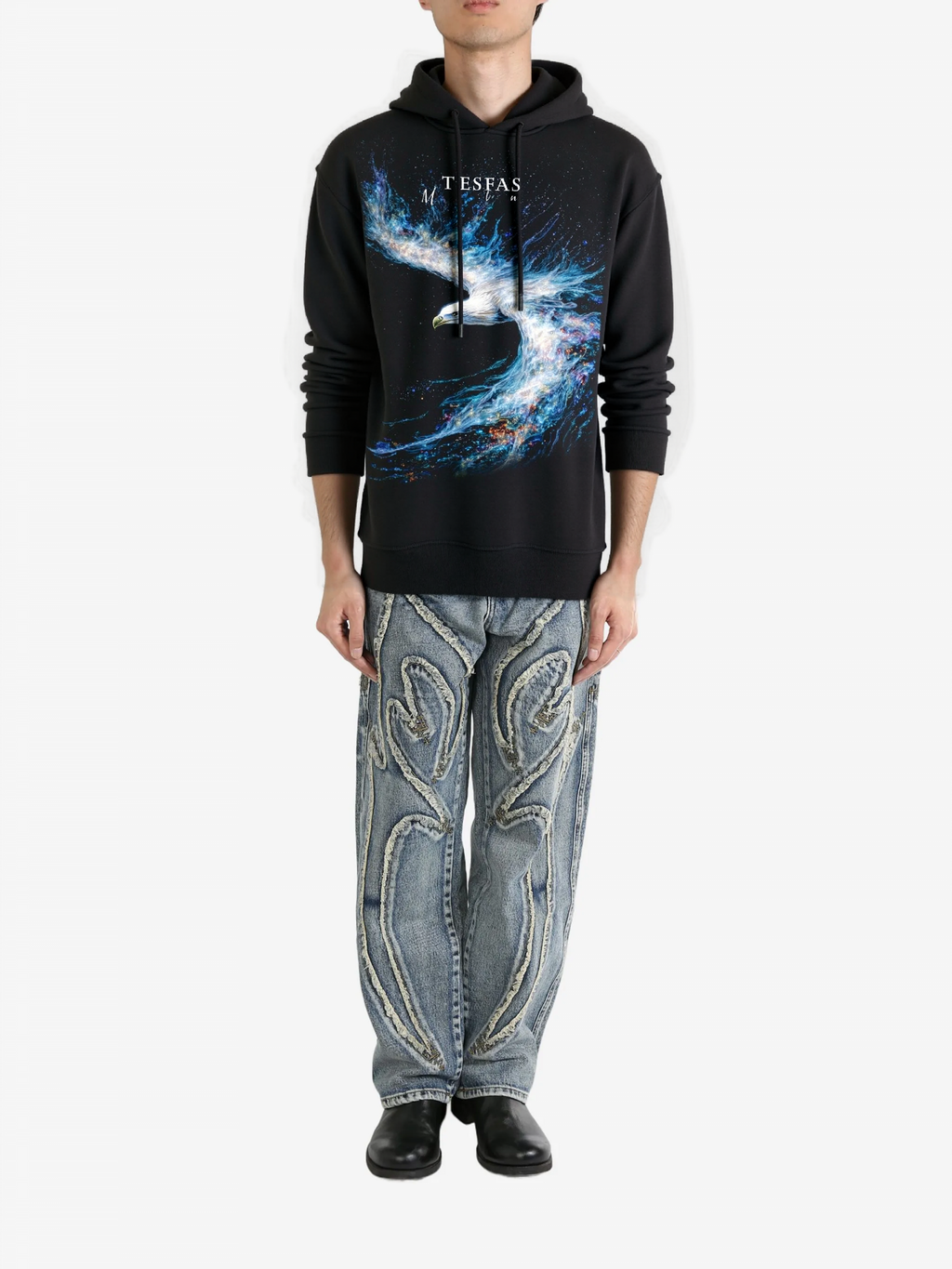 Bộ hoodie FesFas in hình đại bàng