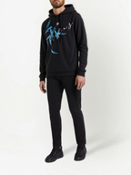 Bộ hoodie FesFas in hình lông vũ