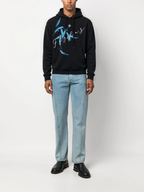 Bộ hoodie FesFas in hình lông vũ