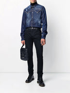 Trang phục denim hiệu ứng khói FesFas | Xanh navy | Nam