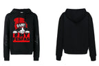 Áo hoodie FesFas in hình mèo đội mũ đỏ