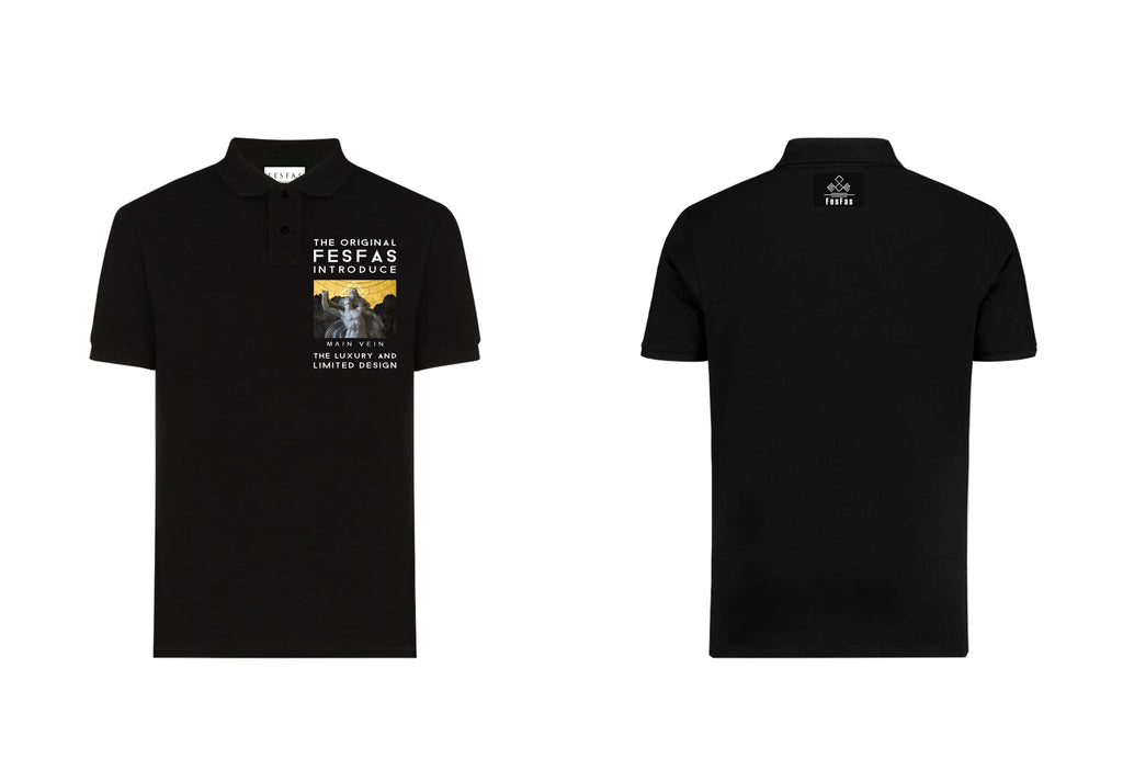 Áo polo FesFas in hình mạch chính