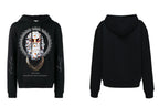 Áo hoodie FesFas in hình cúc trắng