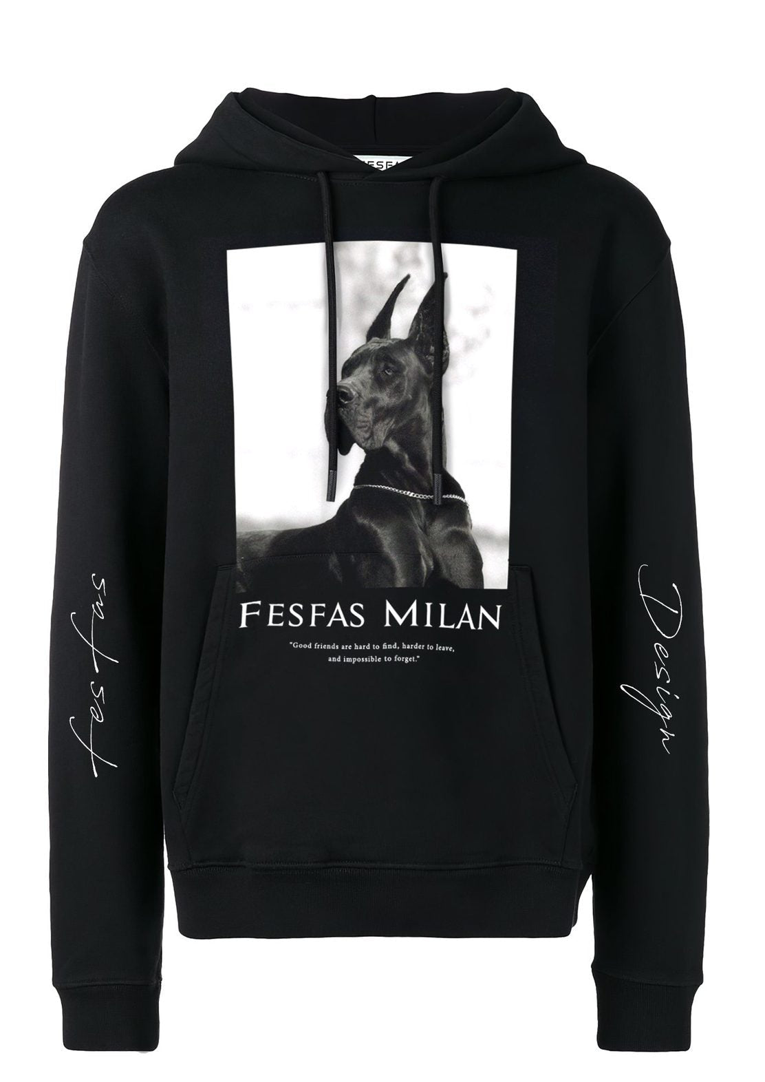 Áo hoodie FesFas in hình chú chó cá tính