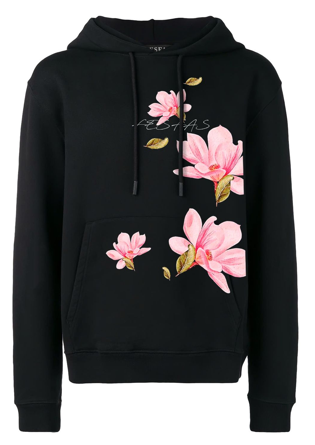 Áo hoodie FesFas in hình hoa