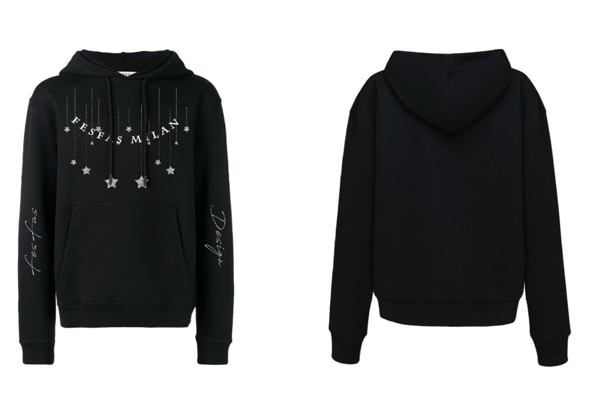 Áo hoodie FesFas in hình sparkling những vì sao